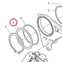 Rondelle 85.5X101X1 — réf. 85212171A | Ducati Store