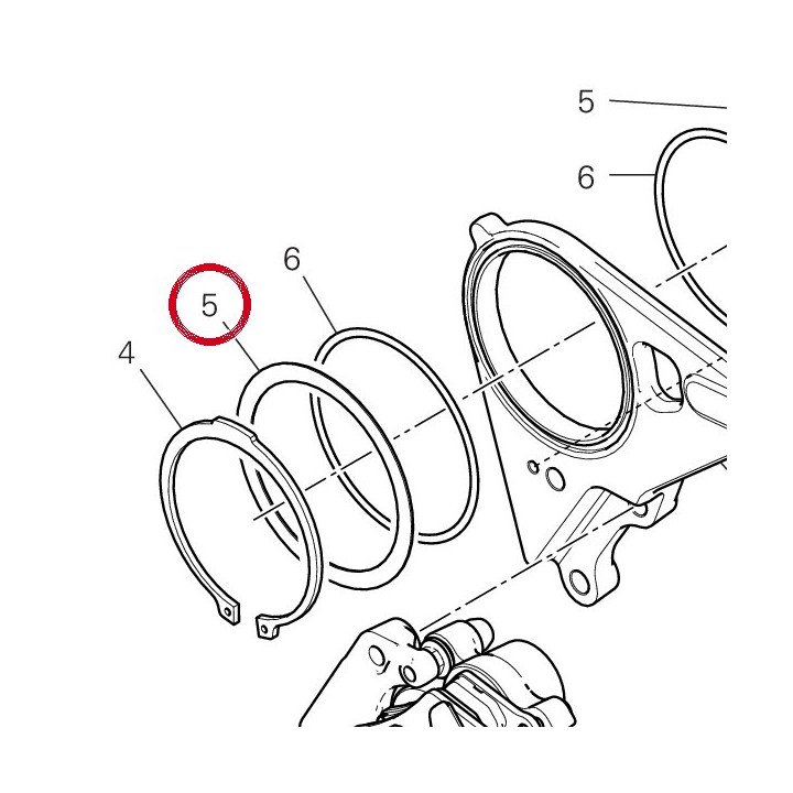 Rondelle 85.5X101X1 — réf. 85212171A | Ducati Store