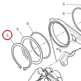 Circlip 85X3 88440511A — réf. 88440511A | Ducati Store