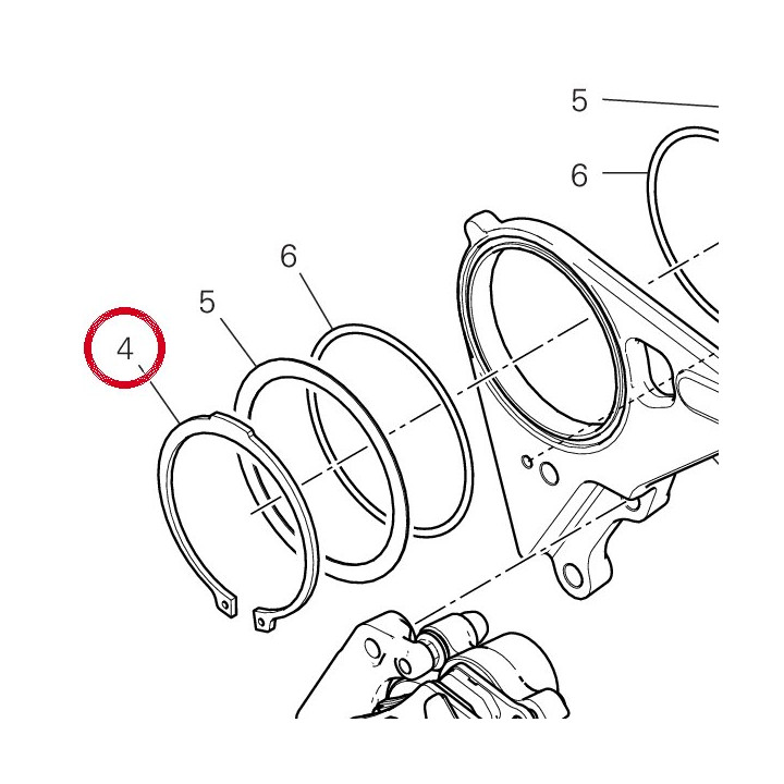Circlip 85X3 88440511A — réf. 88440511A | Ducati Store