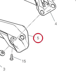 Porte-Plaque inférieur — réf. 56113681A | Ducati Store