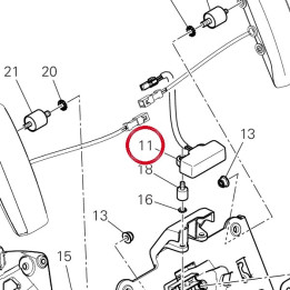 Feu eclarage plaque — réf. 52510611A | Ducati Store