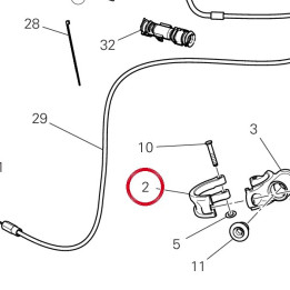 Etau arrière 36012762AA — réf. 36012762AA | Ducati Store