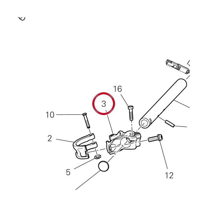 Etau avant gauche — réf. 36013001AA | Ducati Store