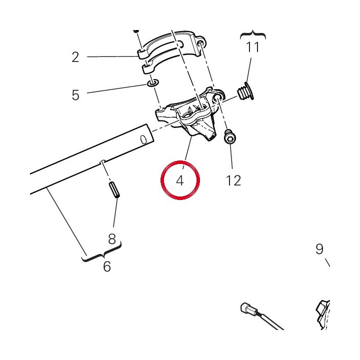 Etau avant droit 36012151AA — réf. 36012151AA | Ducati Store