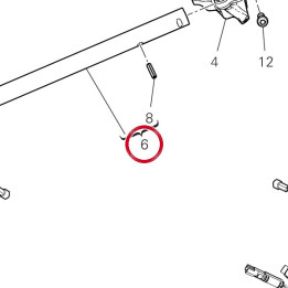 Tube Demi-Guidon droit — réf. 360P5851BA | Ducati Store