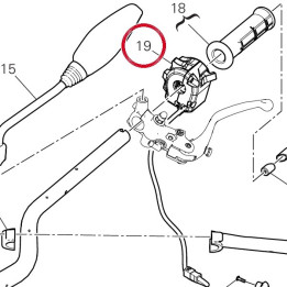 Commutateur gauche 65110281C — réf. 65110281C | Ducati Store