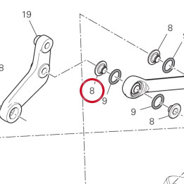 Entretoise 71011642AA — réf. 71011642AA | Ducati Store