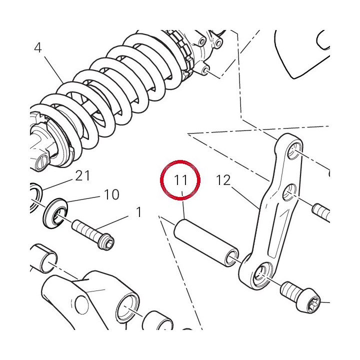 Entretoise 71319421A — réf. 71319421A | Ducati Store