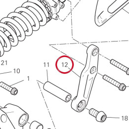 Culbuteur arrière gauche — réf. 37211631AA | Ducati Store