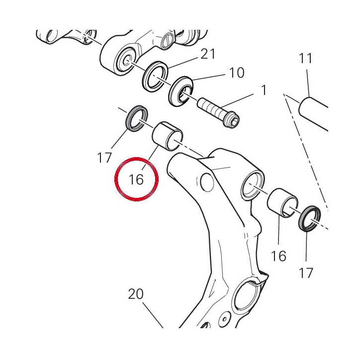 Douille 70241191A — réf. 70241191A | Ducati Store