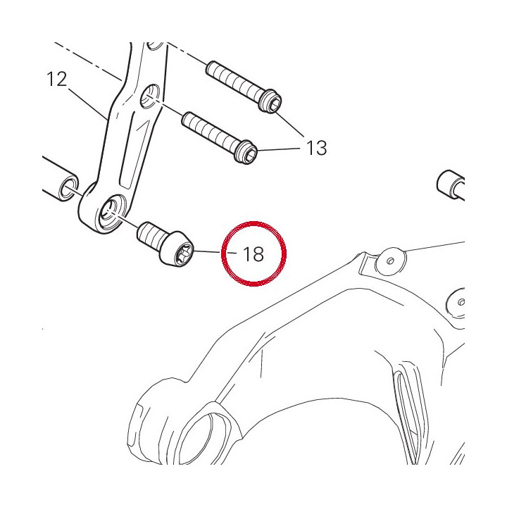 Vis special 77211362AA — réf. 77211362AA | Ducati Store