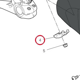 Support tuyau frein — réf. 8291G861A | Ducati Store