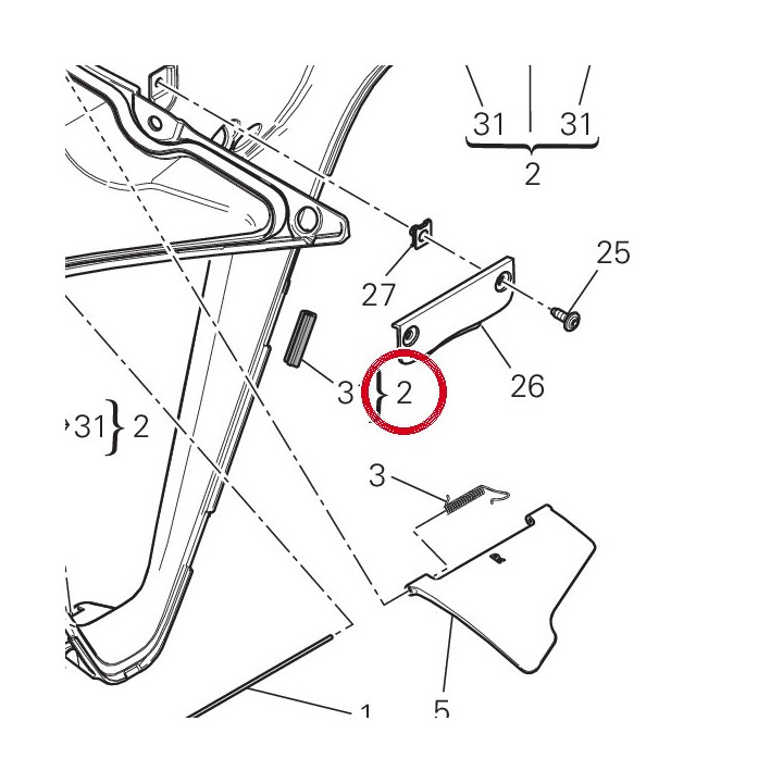 Support radiateur 48411542A — réf. 48411542A | Ducati Store