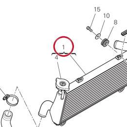 Radiateur D'Eau 54841201A — réf. 54841201A | Ducati Store