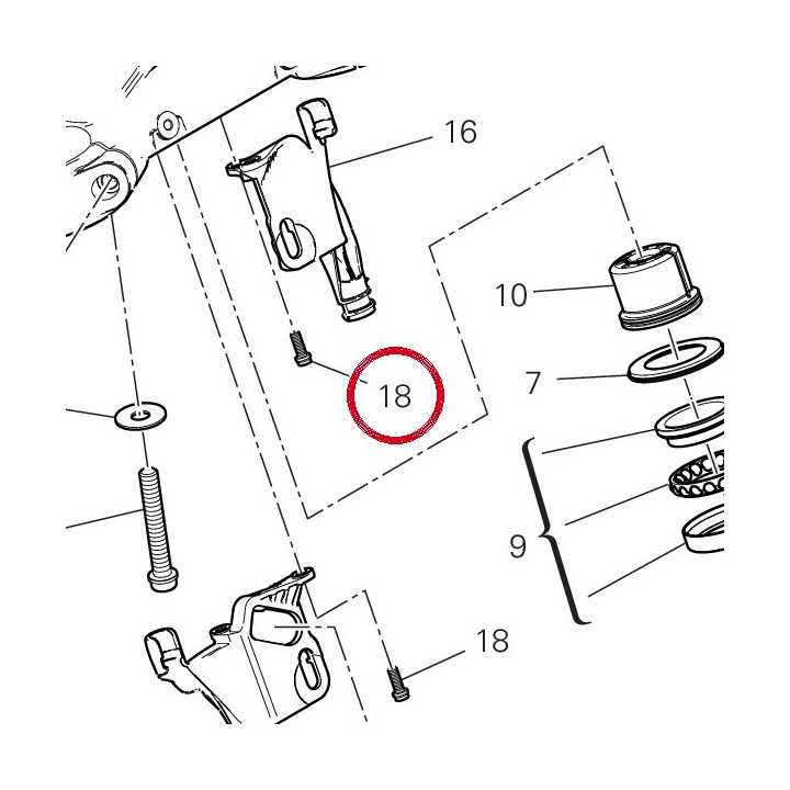 Vis tceif M5X14 77156408B — réf. 77156408B | Ducati Store
