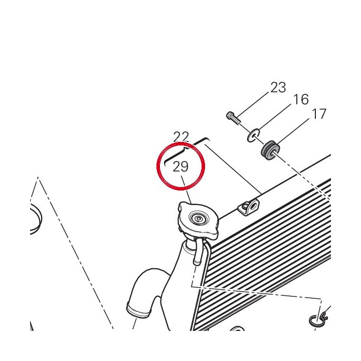Bouchon radiateur 87240881A — réf. 87240881A | Ducati Store