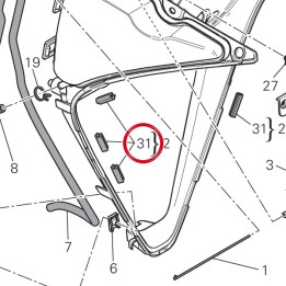 Caoutchouc 76411541A — réf. 76411541A | Ducati Store