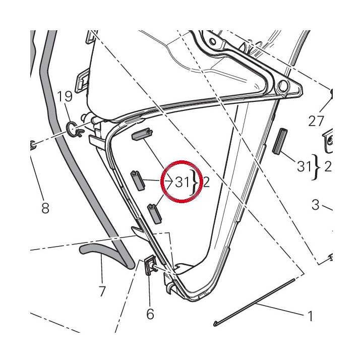Caoutchouc 76411541A — réf. 76411541A | Ducati Store