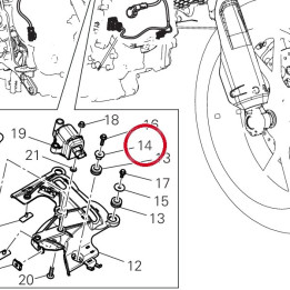 Entretoise 71614342AA — réf. 71614342AA | Ducati Store