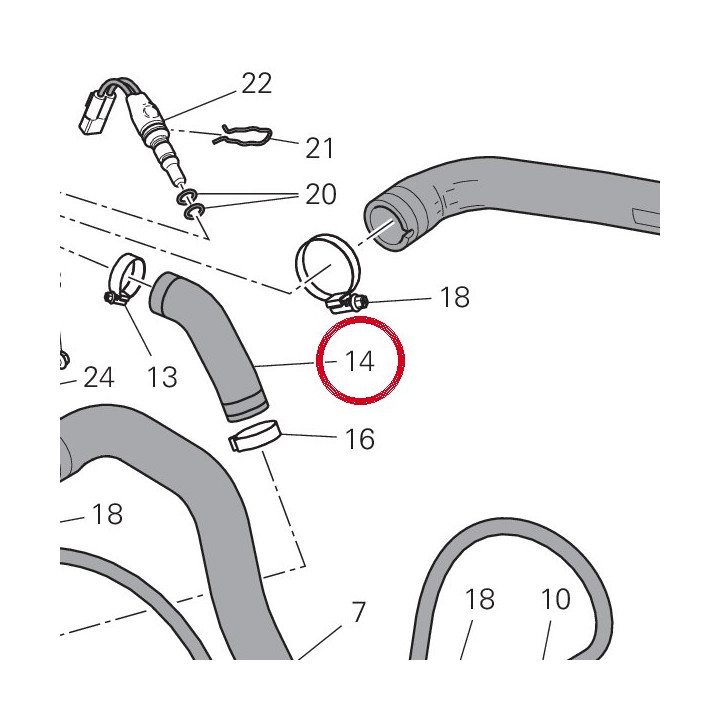 Manchon thermostat tête — réf. 80012051A | Ducati Store