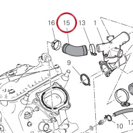 Manchon thermostat tête — réf. 80012061A | Ducati Store