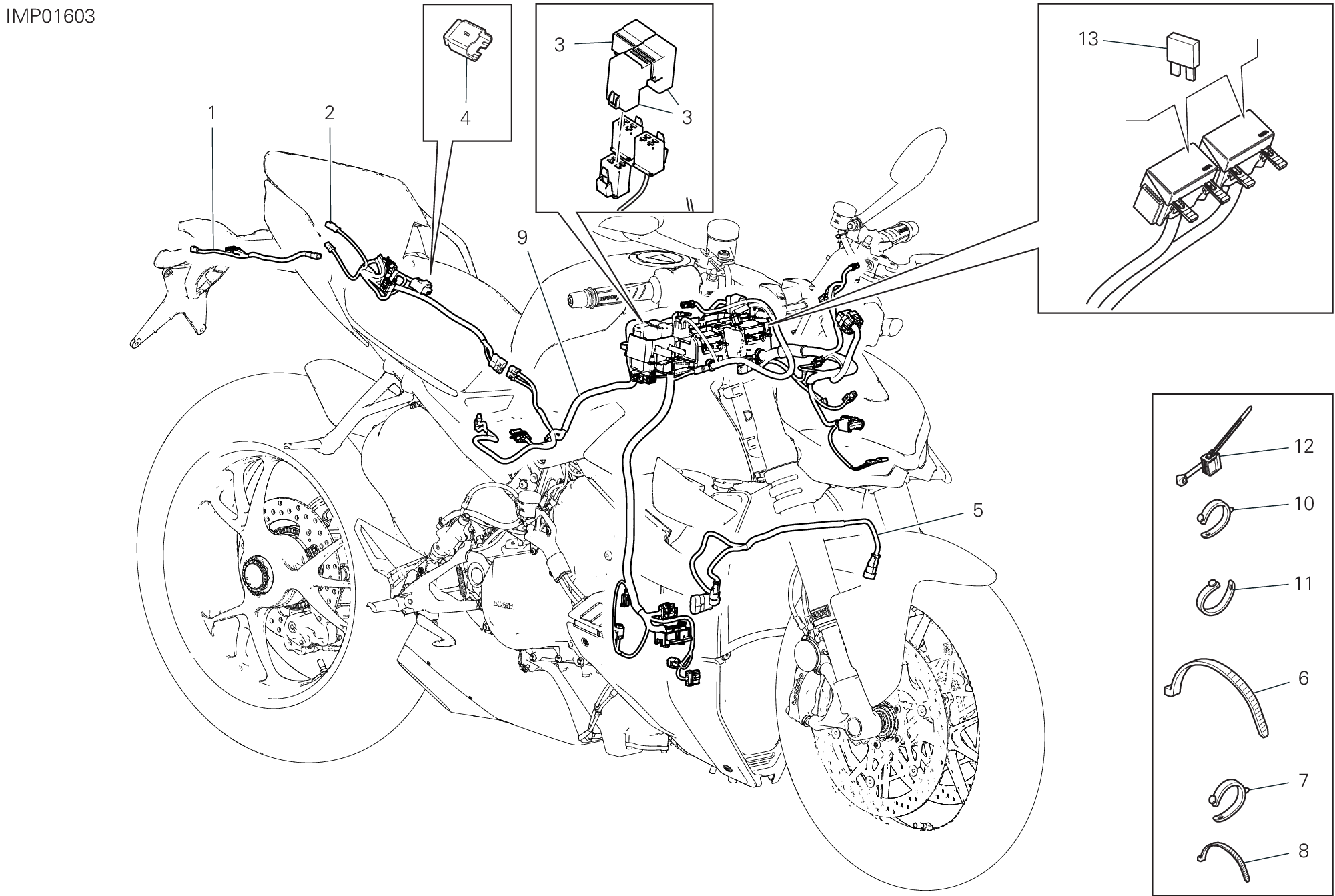 Circuit électrique vehicule