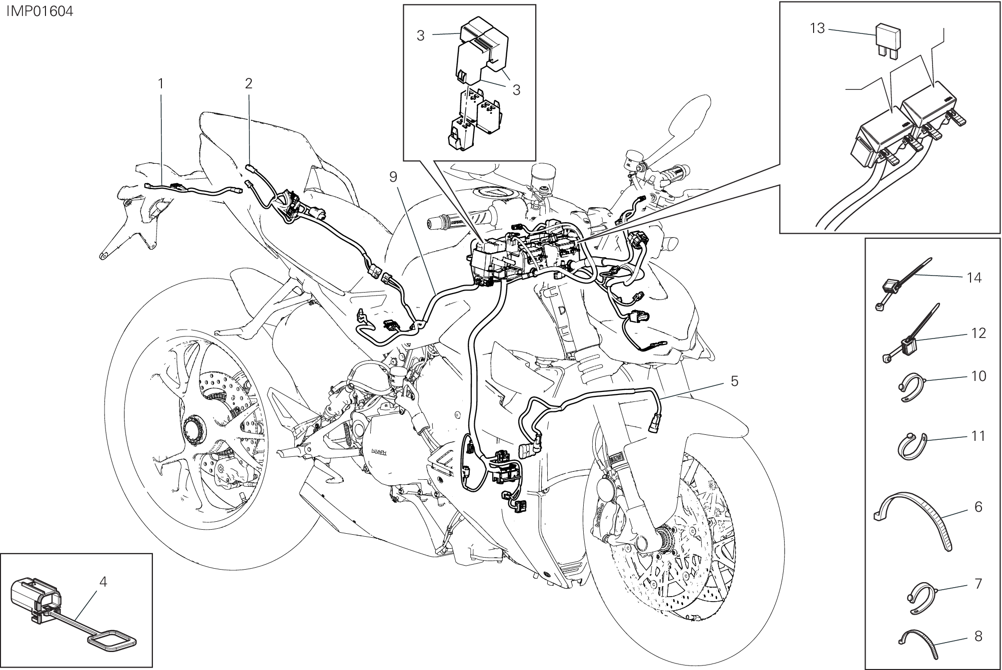 Circuit électrique vehicule