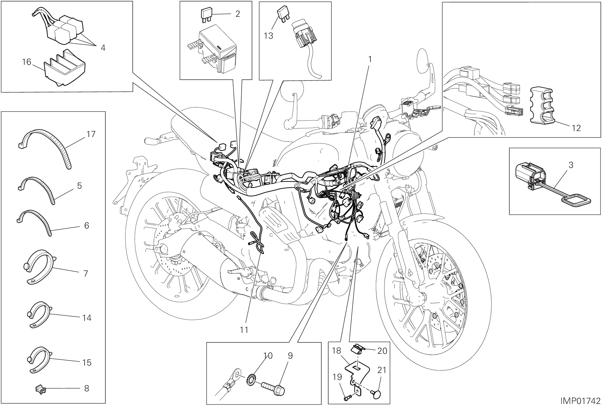 Circuit électrique vehicule