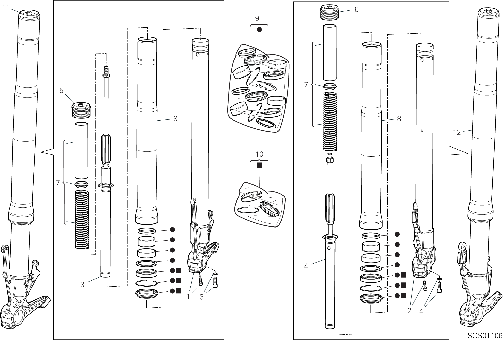 Fourche avant