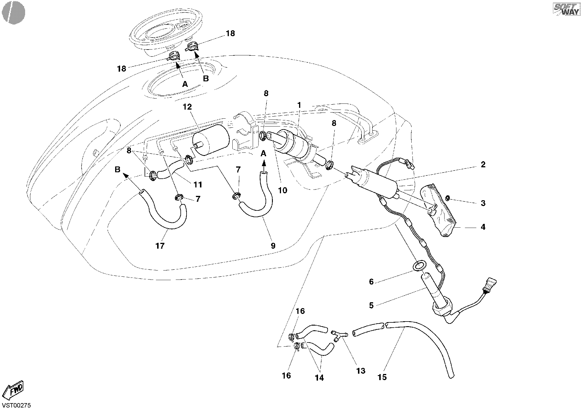 Pompe à carburant aus-jpn-sgp-usa