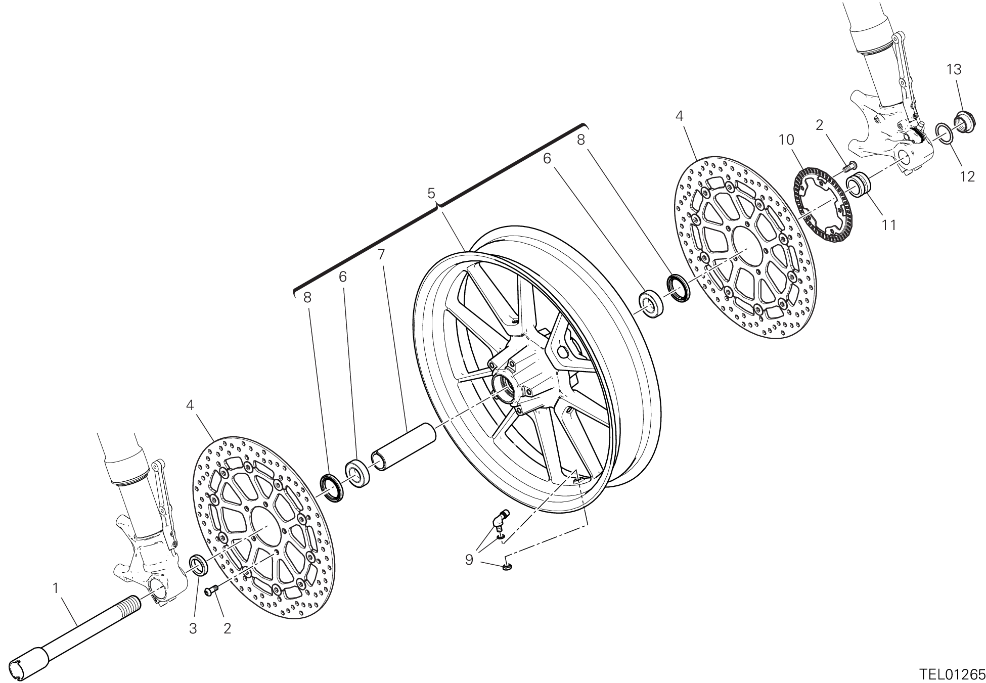 Roue avant