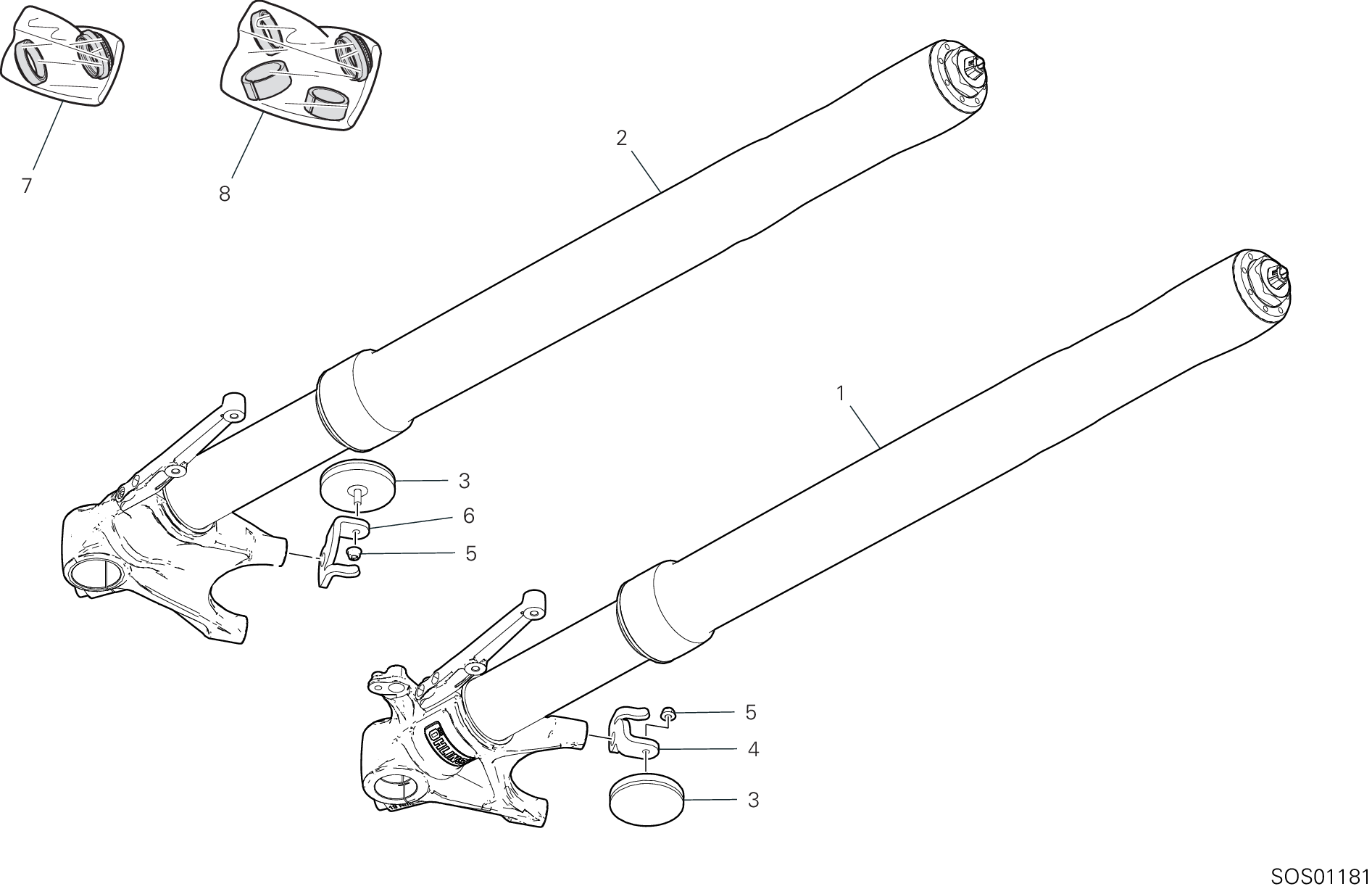 Fourche avant