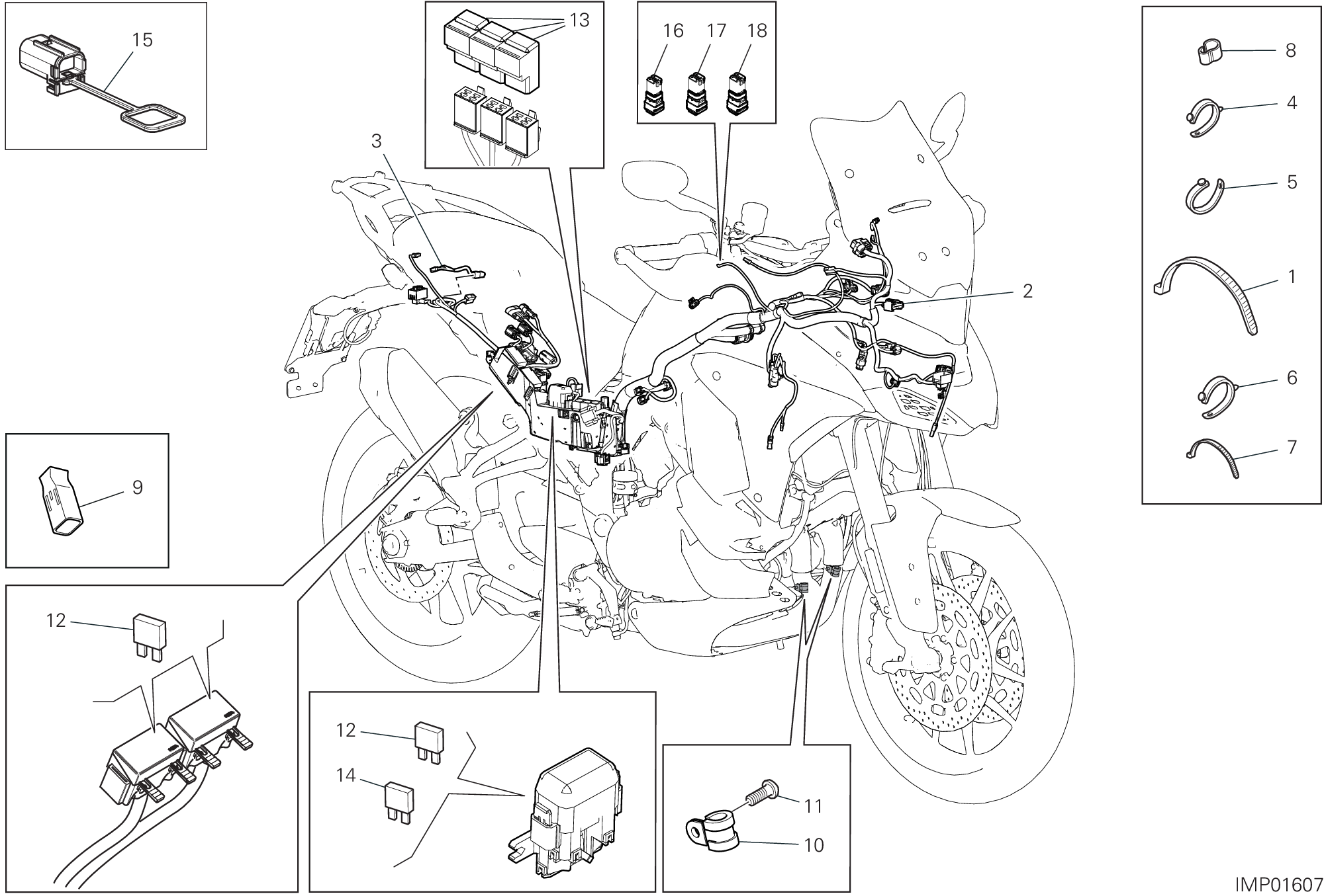 Circuit électrique vehicule