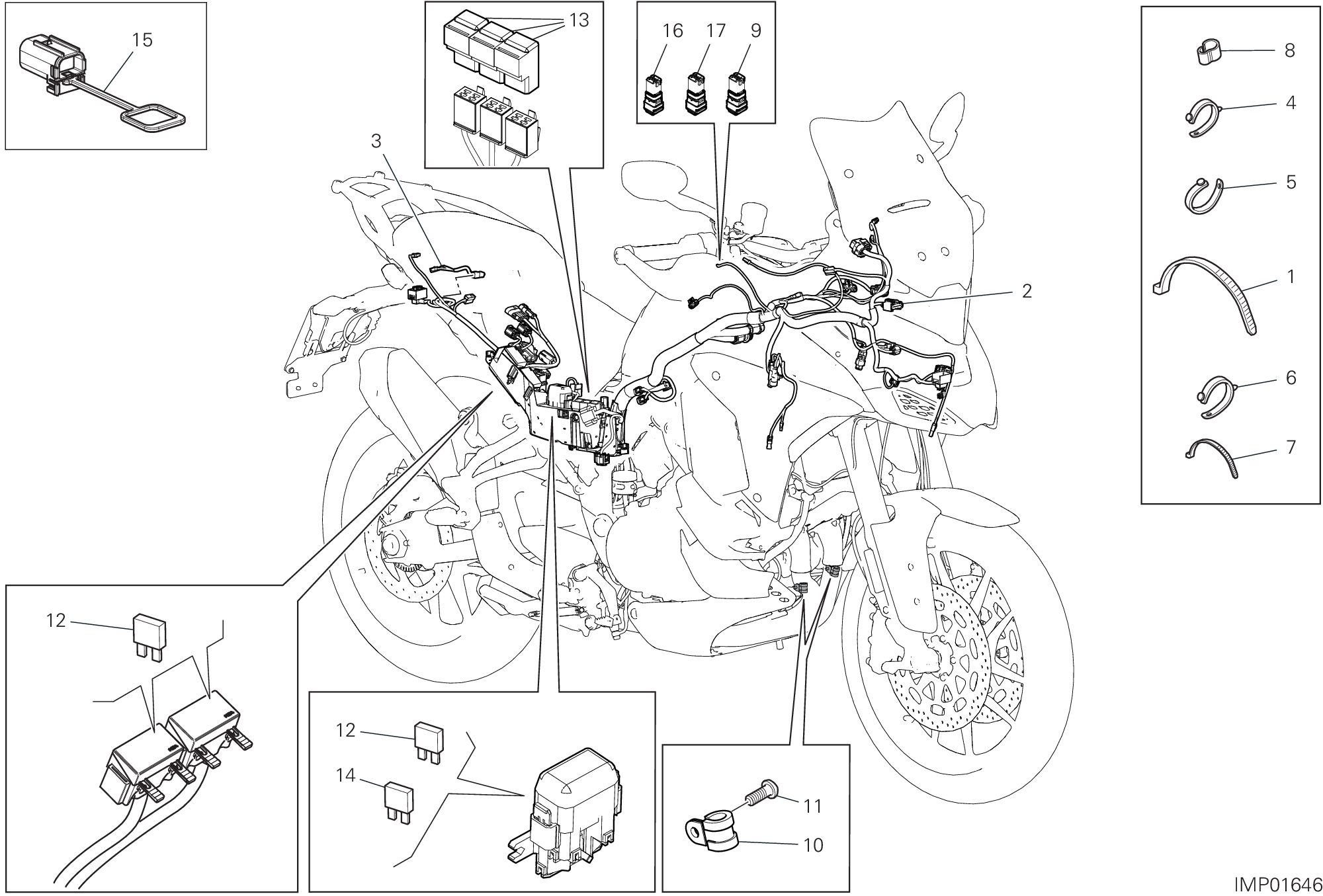Circuit électrique vehicule