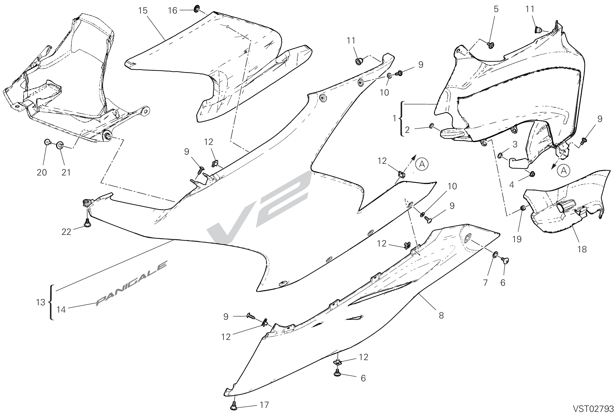 Carene gauche