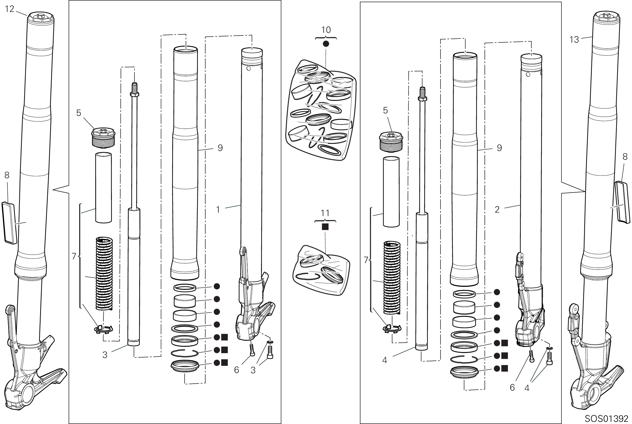 Fourche avant