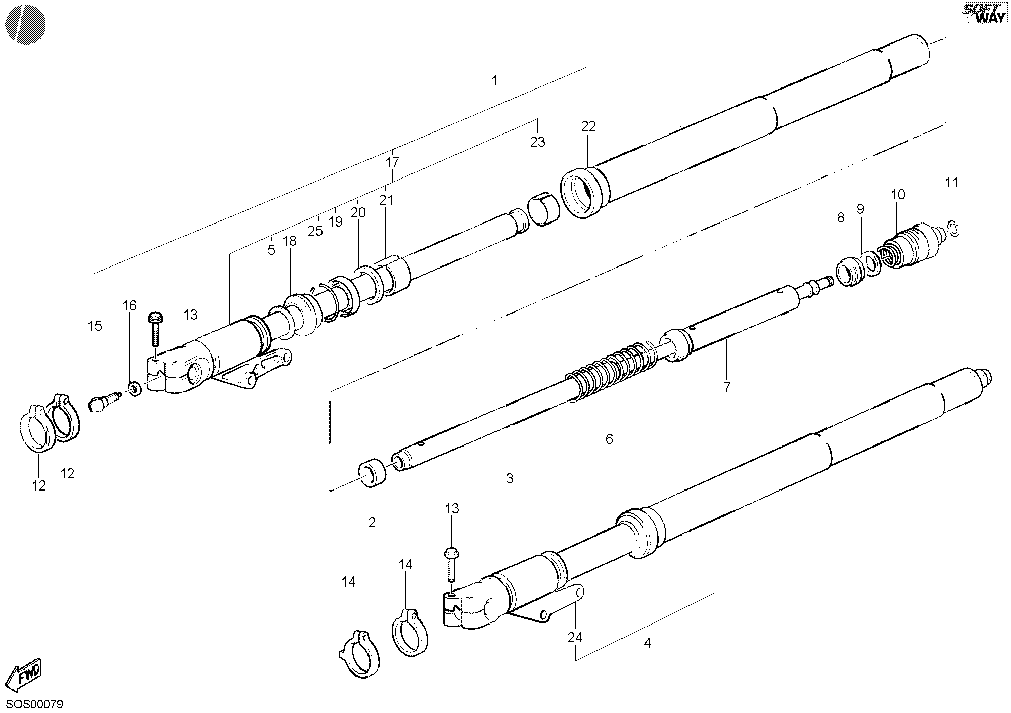 Fourche avant