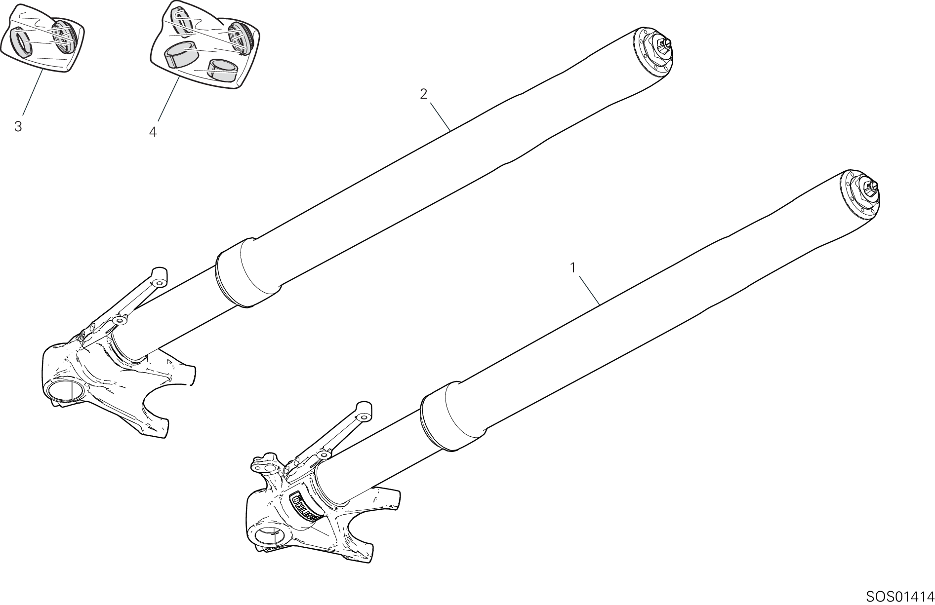 Fourche avant