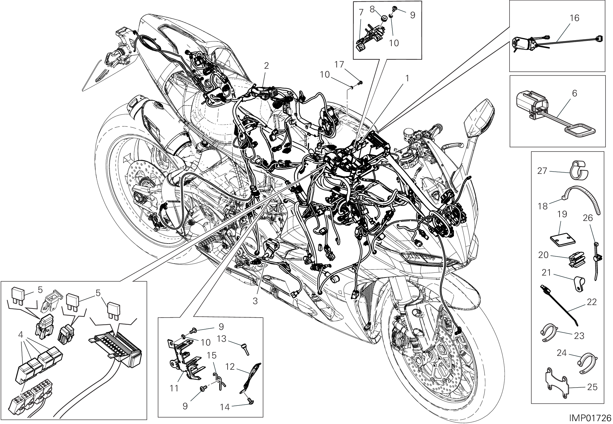 Circuit électrique vehicule