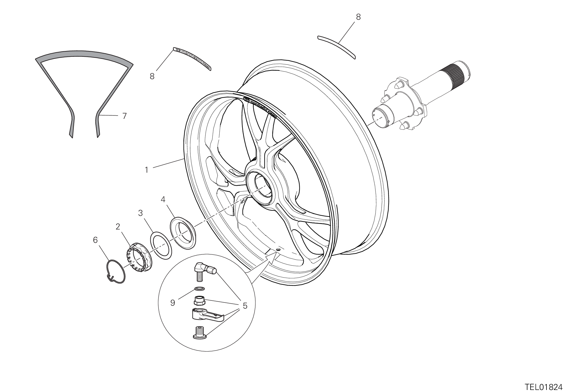 Roue arrière