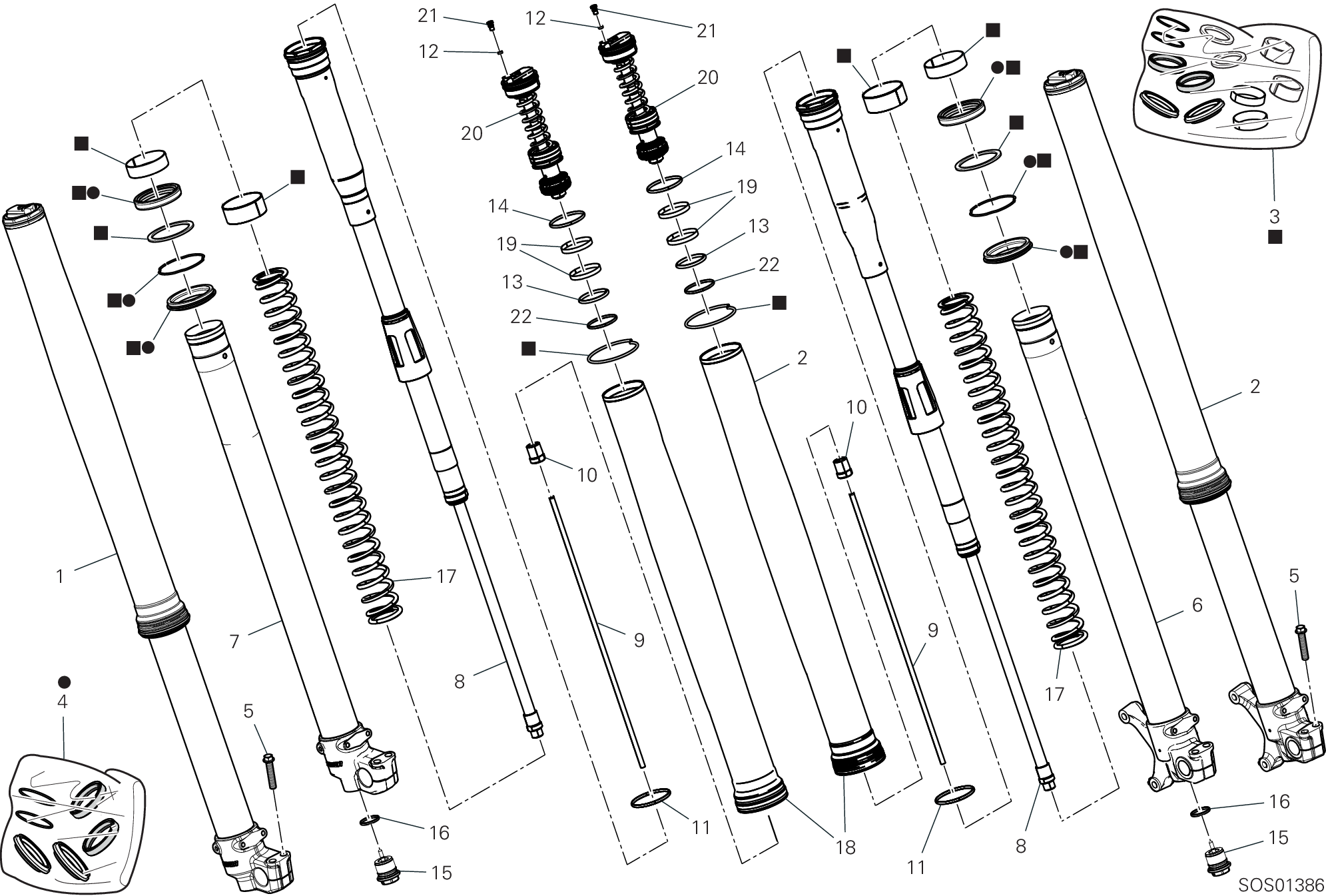 Fourche avant
