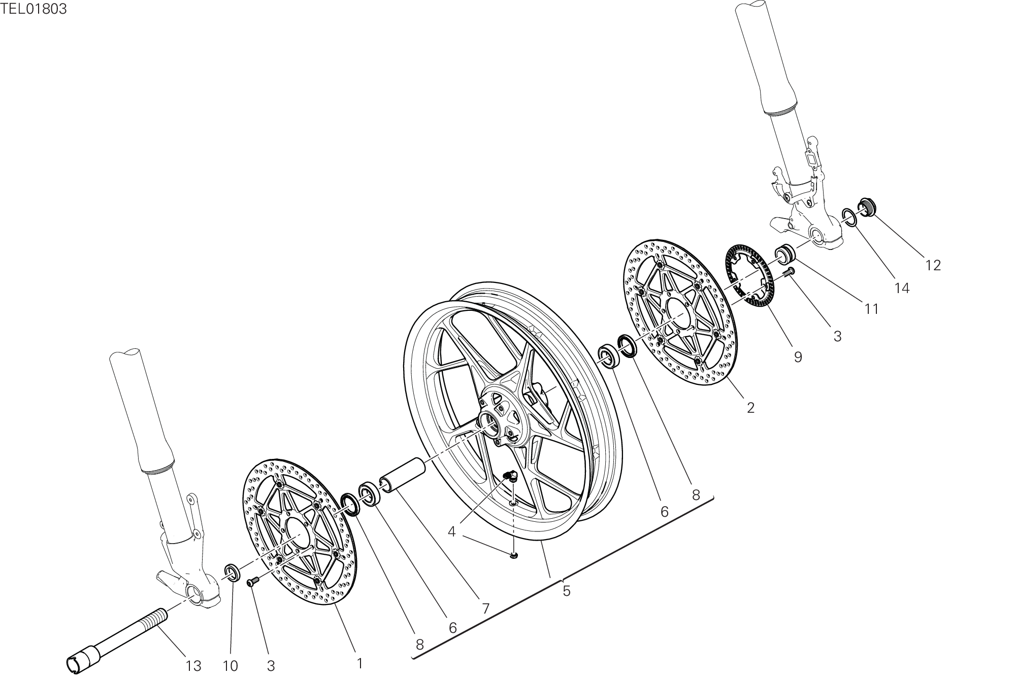 Roue avant