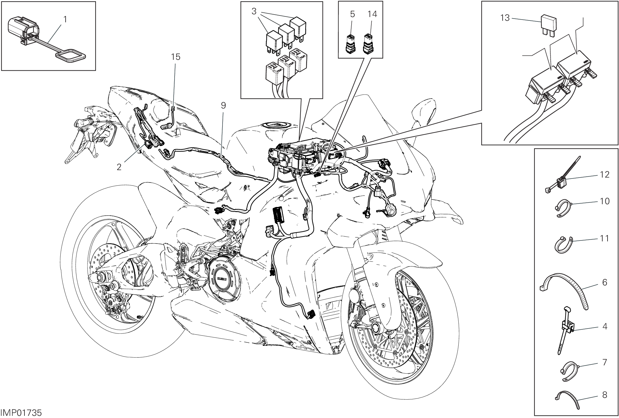 Circuit électrique vehicule