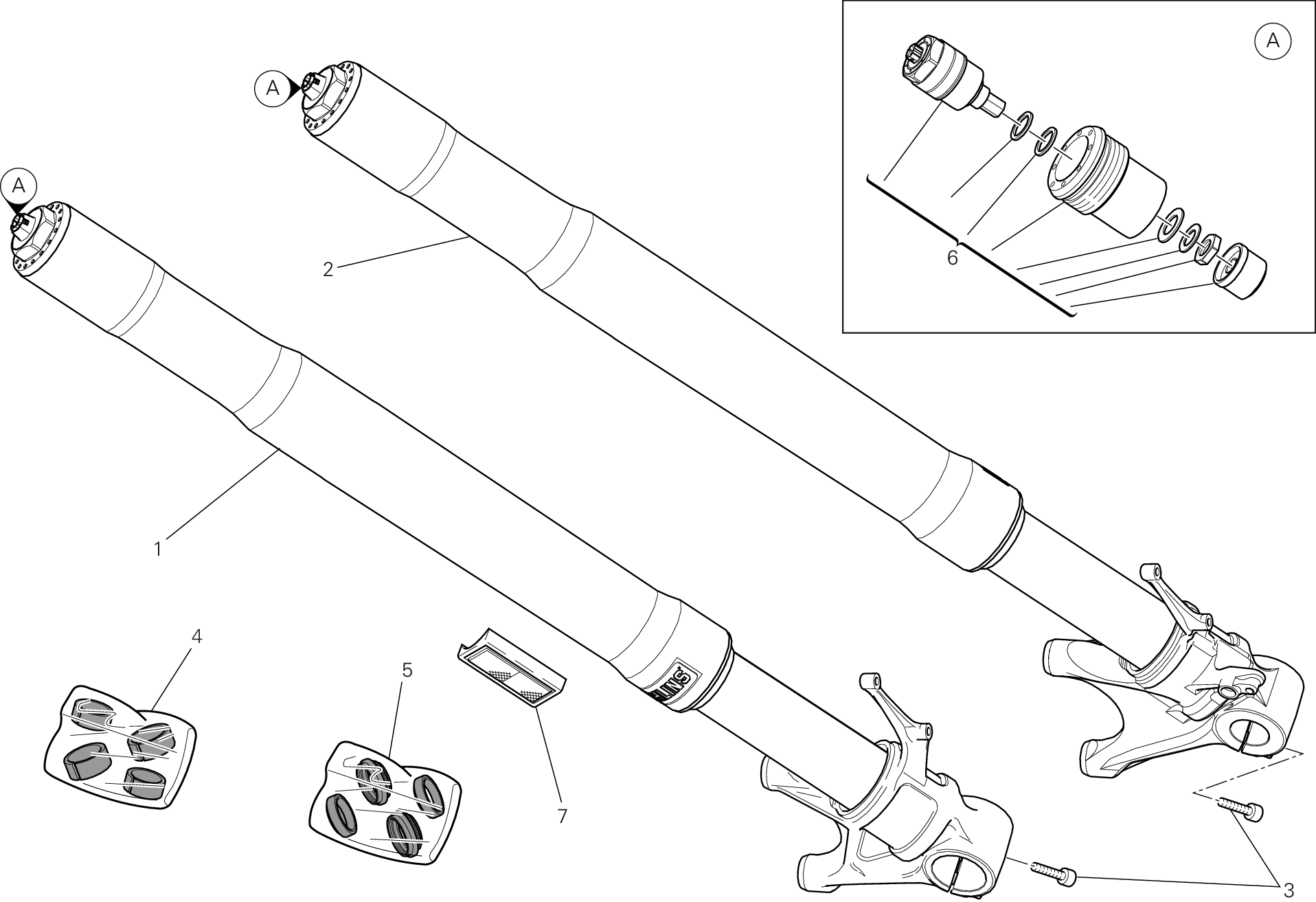 Fourche avant