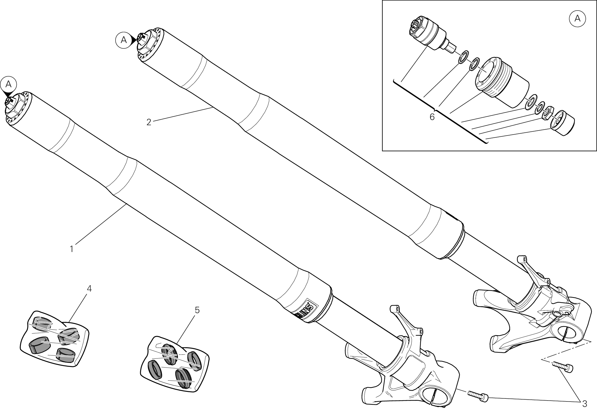 Fourche avant