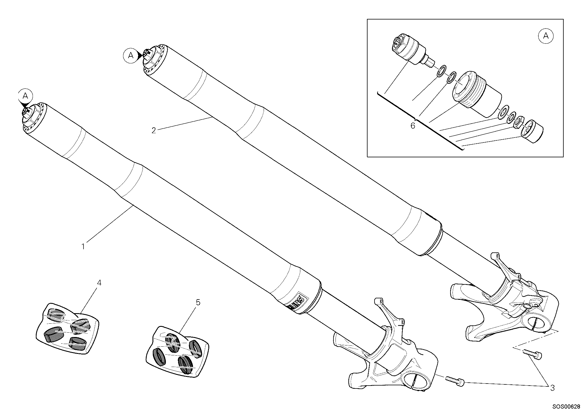 Fourche avant