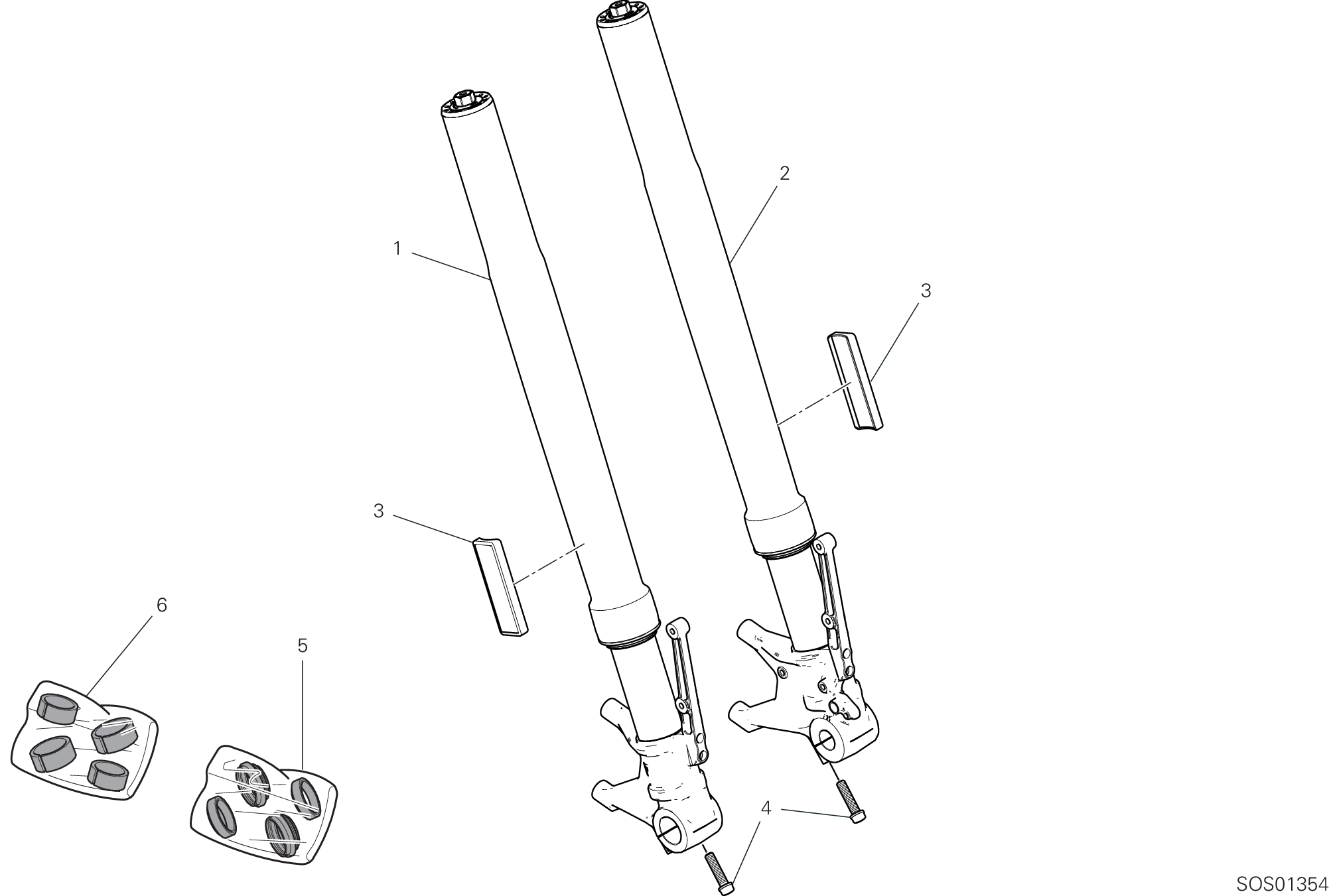 Fourche avant