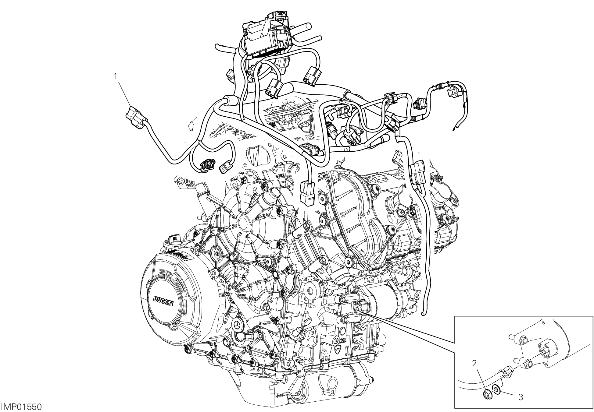 Circuit électrique moteur