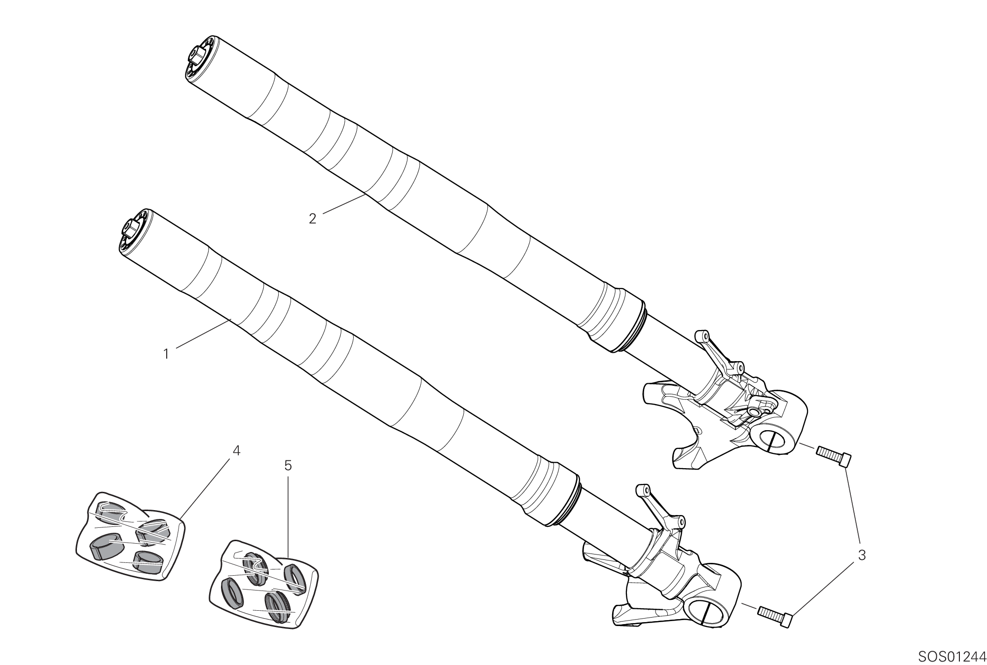 Fourche avant